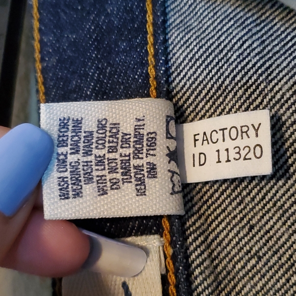 Express Bleus | Premium Heavyweight Straight Leg Blue Denim Jeans 1/2 L - Picture 6 of 7